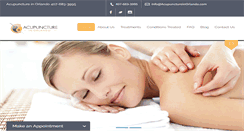 Desktop Screenshot of acupunctureinorlando.com